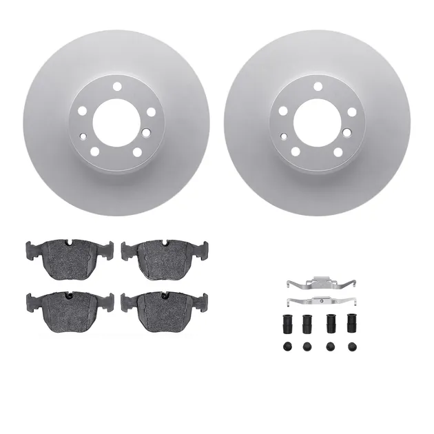 R1 Concepts WDWH1-31017 Brake Rotor- Carbon Coated W/ Ceramic Pads & Hdw